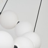 Lampa wisząca LED ściemniana PERLA 60 AZ6895 Azzardo czarna / biała