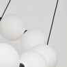 Lampa wisząca LED ściemniana PERLA 60 AZ6895 Azzardo czarna / biała