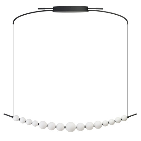 Lampa wisząca LED ściemniana PERLA LINE AZ6896 Azzardo czarna / biała