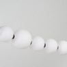 Lampa wisząca LED ściemniana PERLA LINE AZ6896 Azzardo czarna / biała