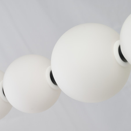 Lampa wisząca LED ściemniana PERLA LINE AZ6896 Azzardo czarna / biała