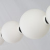 Lampa wisząca LED ściemniana PERLA LINE AZ6896 Azzardo czarna / biała
