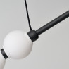 Lampa wisząca LED ściemniana PERLA LINE AZ6896 Azzardo czarna / biała