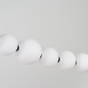 Lampa wisząca LED ściemniana PERLA LINE AZ6896 Azzardo czarna / biała