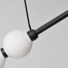 Lampa wisząca LED ściemniana PERLA LINE AZ6896 Azzardo czarna / biała