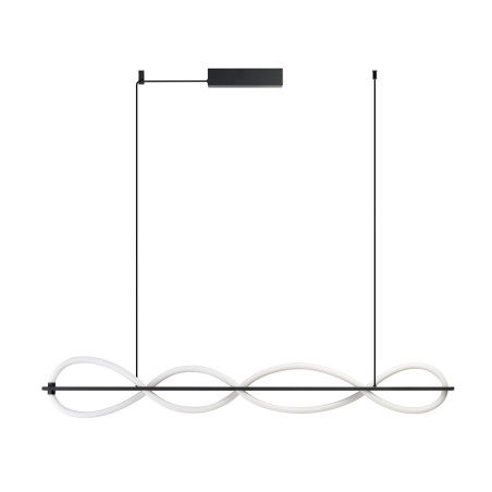 Lampa wisząca LED ściemniana PESCARA 120 AZ6745 Azzardo czarna / biała