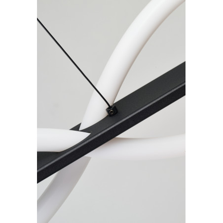 Lampa wisząca LED ściemniana PESCARA 120 AZ6745 Azzardo czarna / biała