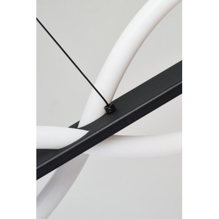 Lampa wisząca LED ściemniana PESCARA 120 AZ6745 Azzardo czarna / biała