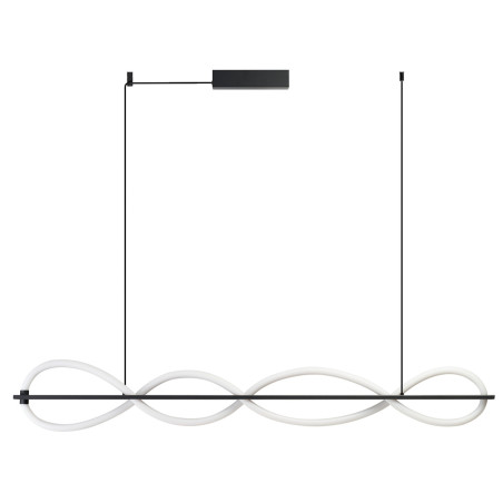 Lampa wisząca LED ściemniana PESCARA 150 AZ6746 Azzardo czarna / biała