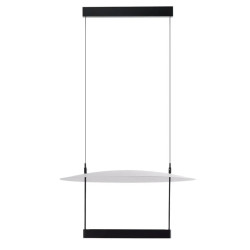 Lampa wisząca LED ściemniana PORTOFINO 42 AZ6659 Azzardo biała / czarna