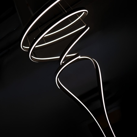 Lampa wisząca LED ściemniana RIBANA AZ6780 Azzardo czarna
