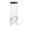 Lampa wisząca LED SERENITY 12 AZ6534 Azzardo czarna / biała
