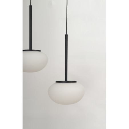 Lampa wisząca LED SERENITY 12 AZ6534 Azzardo czarna / biała