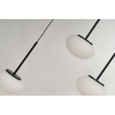 Lampa wisząca LED SERENITY 12 AZ6534 Azzardo czarna / biała