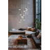 Lampa wisząca LED SERENITY 12 AZ6534 Azzardo czarna / biała