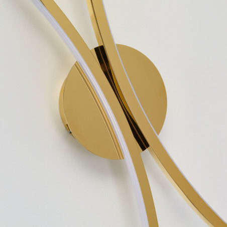Kinkiet LED SHIRO AZ6822 Azzardo złoty