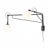 KINKIET SOHO GLASS 2 BLACK