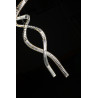Lampa wisząca LED ściemniana SPARK SPIRAL XXL CCT AZ6898 Azzardo złota / przezroczysta
