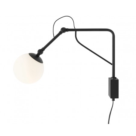 KINKIET SOHO GLASS DUŻY BLACK