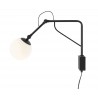 KINKIET SOHO GLASS DUŻY BLACK