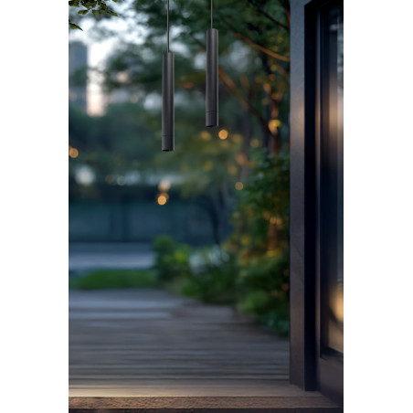 Lampa wisząca szynowa LED ściemniana IP65 SONIC 3000 K AZ6960 Azzardo czarna