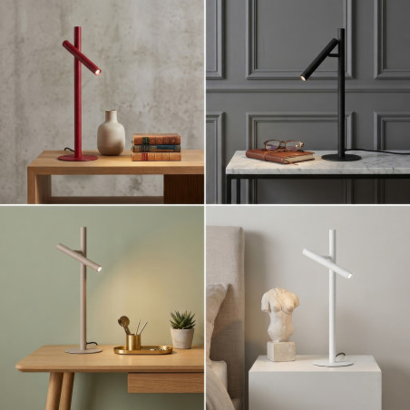Lampa stołowa LED ściemniana TROST AZ6801 Azzardo czarna