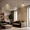Oczko podtynkowe LED TUNIS 12 W 3000 K AZ7164 Azzardo tytanowe