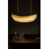 Lampa wisząca ZAMBEZI 120 AZ6913 Azzardo przezroczysta / różowe złoto
