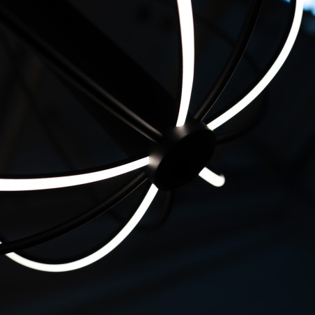 Lampa wisząca LED ściemniana ZOE 60 AZ6779 Azzardo czarna