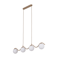 NOWOŚĆ 11833 ANCONA SABIA LAMPA WISZĄCA 4XG9 Tk Lighting