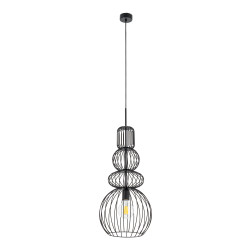 NOWOŚĆ 11823 KAGO BLACK LAMPA WISZĄCA 1XE27 Tk Lighting