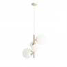 LAMPA WISZĄCA BLOOM 4 BRASS