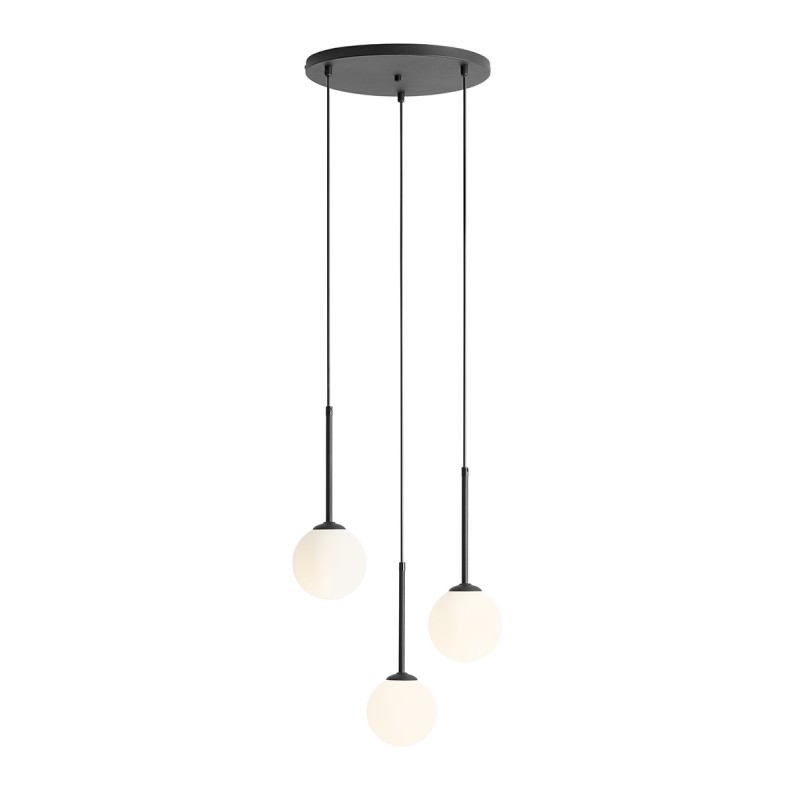 LAMPA WISZĄCA BOSSO 3 RING BLACK LAMPA WISZĄCA BOSSO 3 RING BLACK