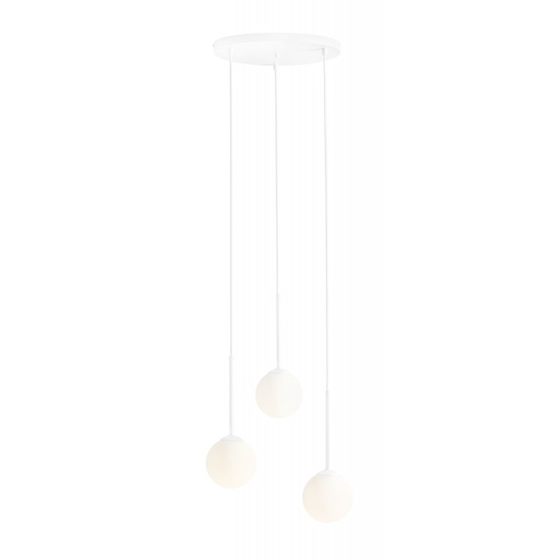 LAMPA WISZĄCA BOSSO 3 RING WHITE LAMPA WISZĄCA BOSSO 3 RING WHITE