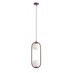 LAMPA WISZĄCA RIVA 2 RED WINE