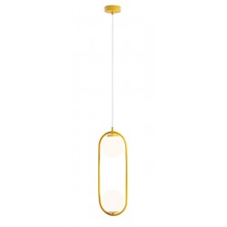 LAMPA WISZĄCA RIVA 2 MUSTARD