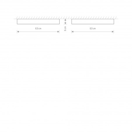 SOFT CEILING LED 60X60 Biały 11W