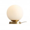 LAMPKA BIURKOWA BALL BRASS M