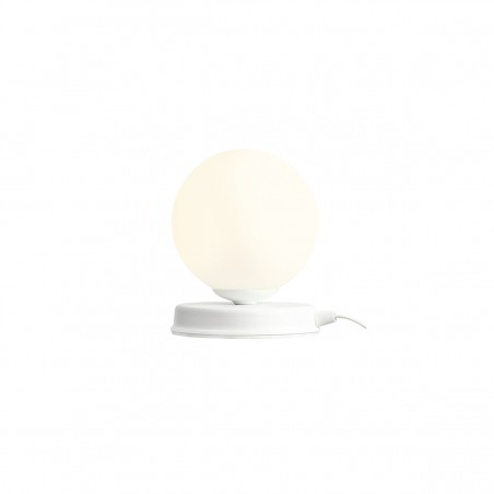 LAMPKA BIURKOWA BALL WHITE S