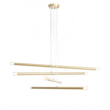 LAMPA WISZĄCA TUBO 8 BRASS LAMPA WISZĄCA TUBO 8 BRASS