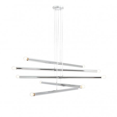 LAMPA WISZĄCA TUBO 10 CHROME