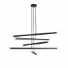 LAMPA WISZĄCA TUBO 10 BLACK