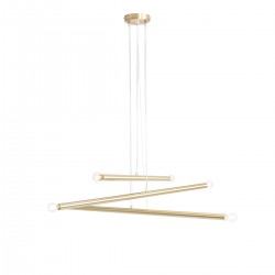 LAMPA WISZĄCA TUBO 6 BRASS
