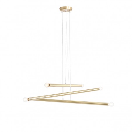 LAMPA WISZĄCA TUBO 6 BRASS