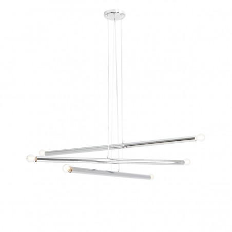 LAMPA WISZĄCA TUBO 6 CHROME