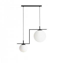 LAMPA WISZĄCA ZAC 2 BLACK MATTE