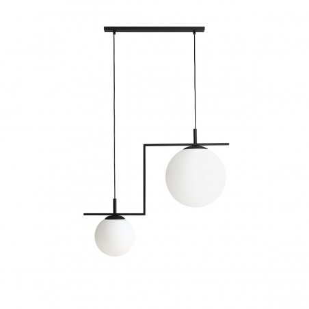 LAMPA WISZĄCA ZAC 2 BLACK MATTE