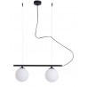 LAMPA WISZĄCĄ BERYL GLASS 2 BLACK