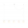 LAMPA WISZĄCA BERYL GLASS 5 WHITE