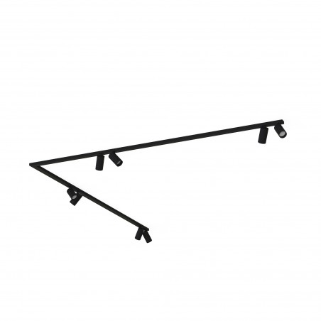 MONO CORNER 2x200 Czarny 10W only LED